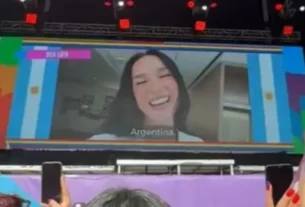 Dua Lipa dijo presente en la Marcha del Orgullo LGBTIQ+ de Argentina